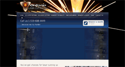 Desktop Screenshot of ontariolasercutting.com